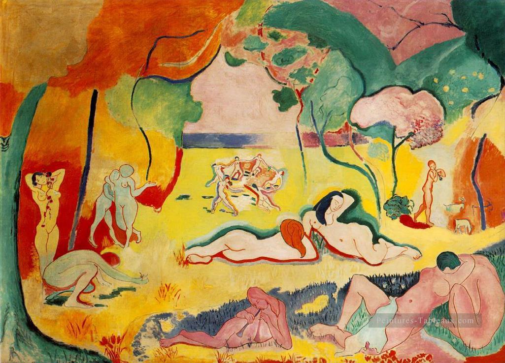 Le bonheur de vivre La Joie de vivre fauvisme abstrait Henri Matisse Peintures à l'huile